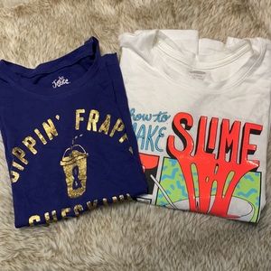 Two girls tee shirts